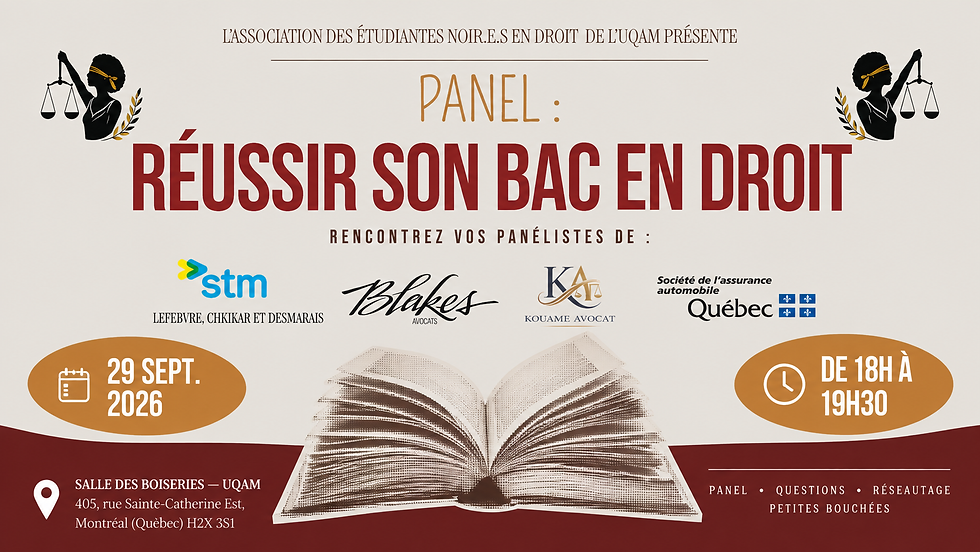 Réussir son bac en droit : Panel & réseautage