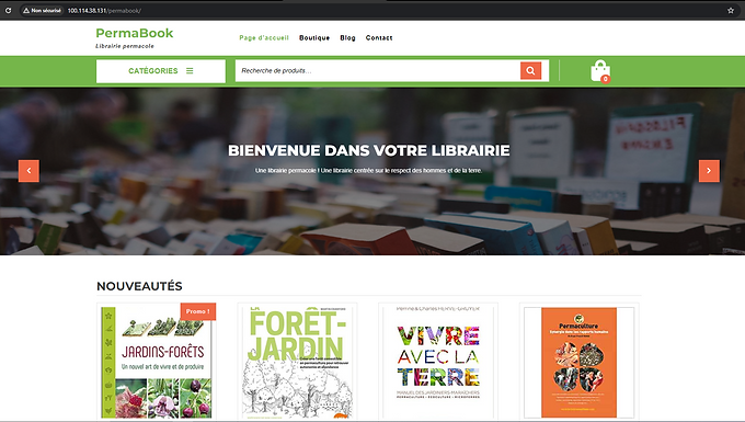 Site Web WordPress Permabook1