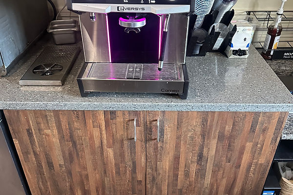 coffee shop cleaned