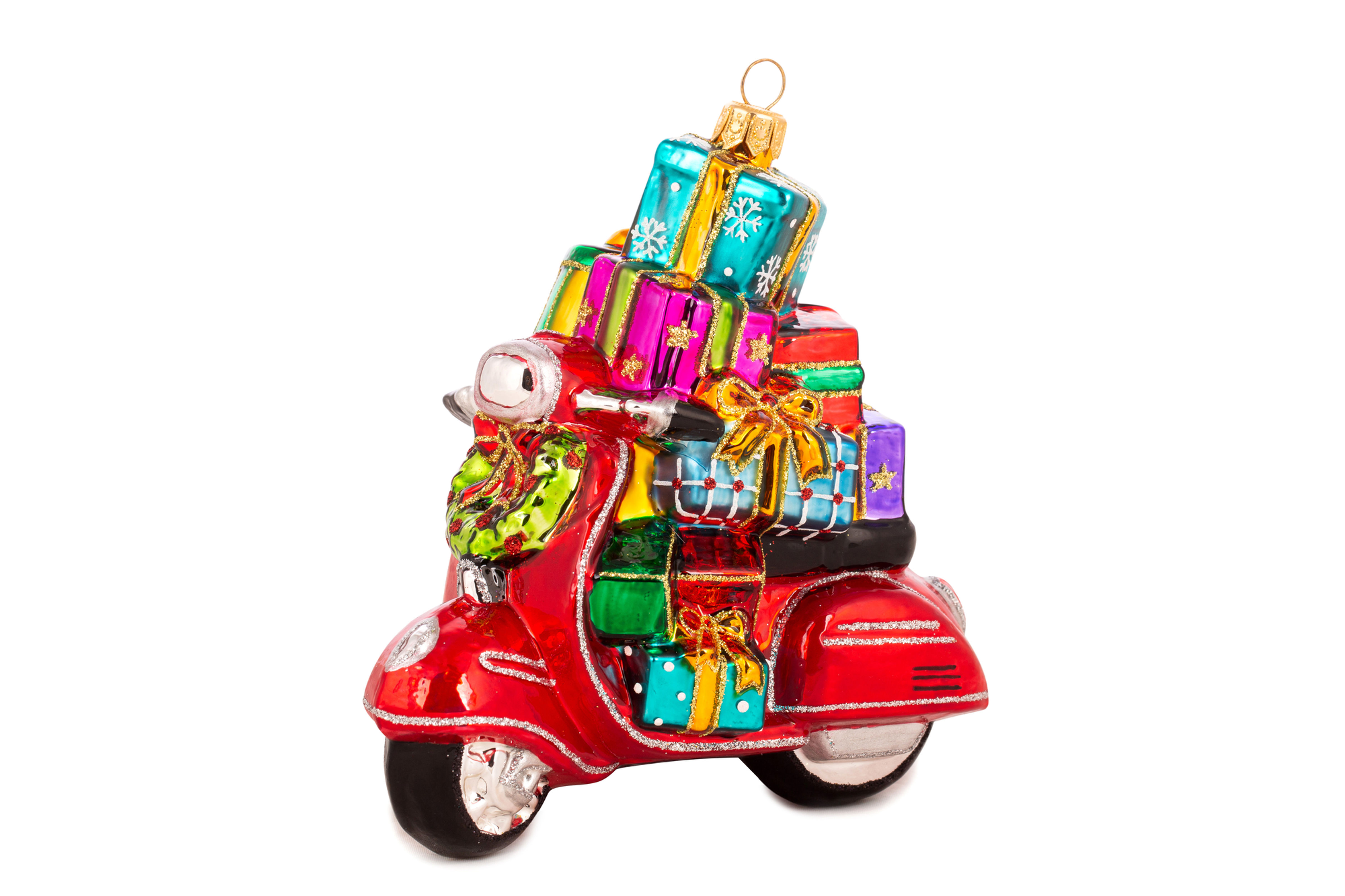 Vespa con pacchi regalo / Vespa with presents