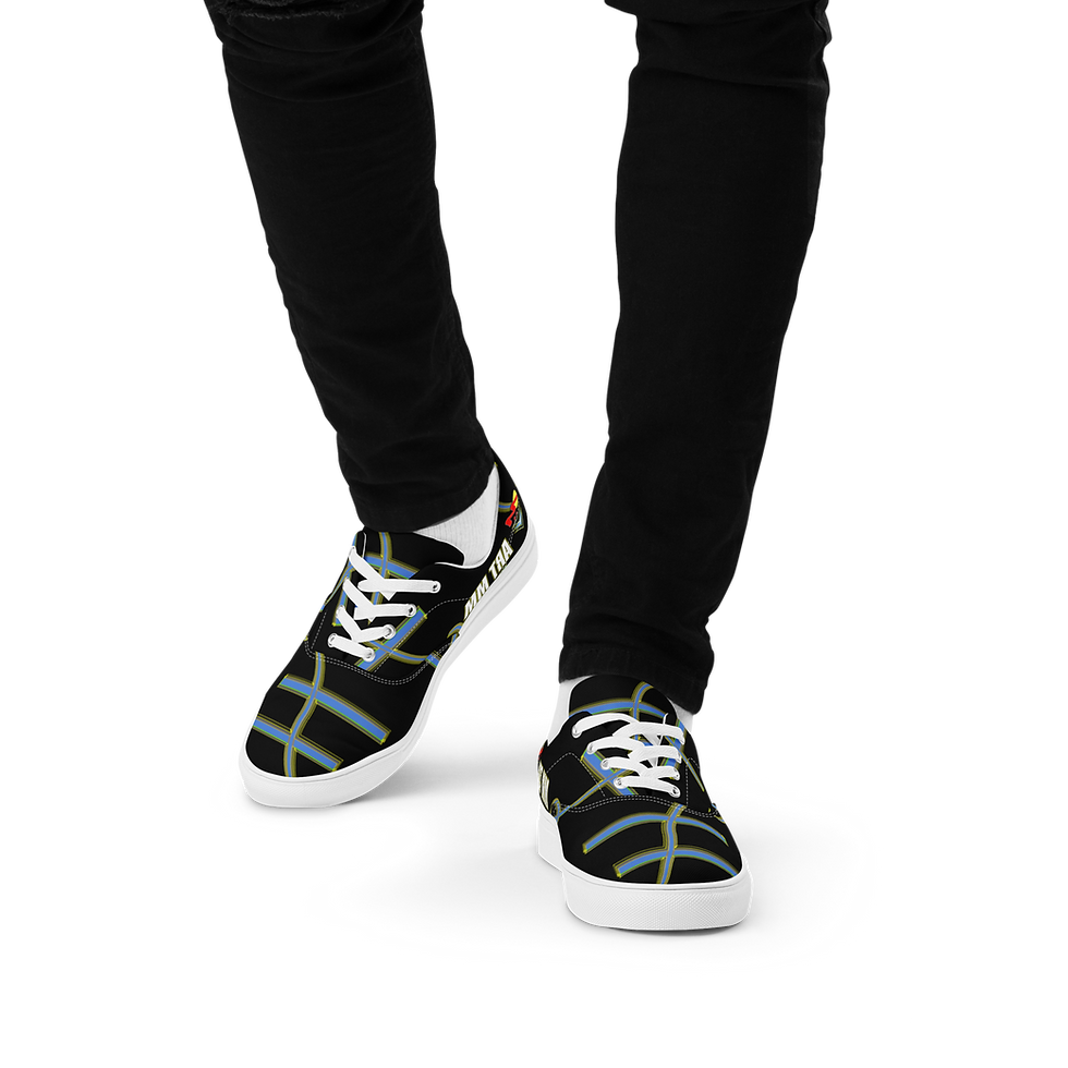 Miniatura: ARTMM FH44 Chaussures en toile à lacets pour hommes
