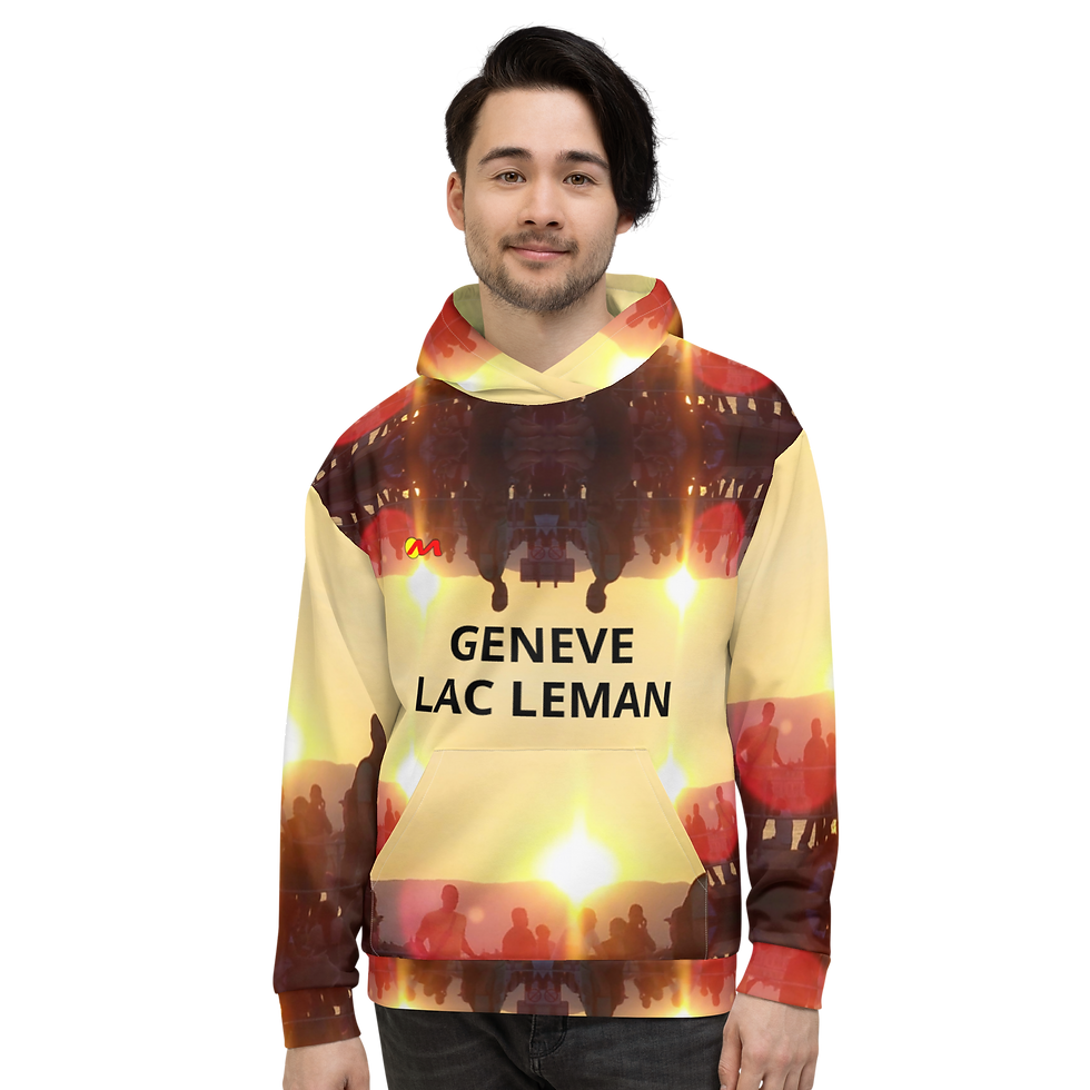 ARTMM LAC LEMAN Sweat à capuche unisexe