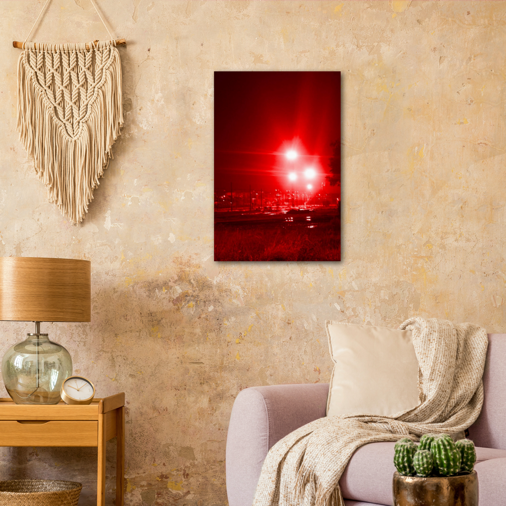ARTMM RED LIGHT  Impression sur aluminium
