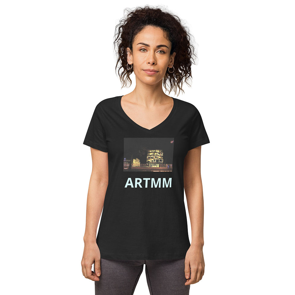 ART M M T-shirt col V ajusté femme MAPUB 1