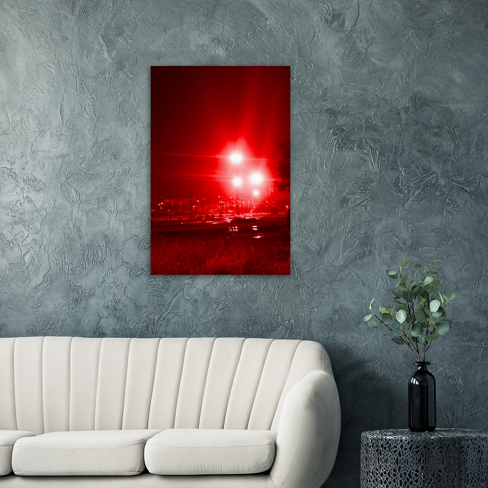 Miniatura: ARTMM RED LIGHT  Impression sur aluminium