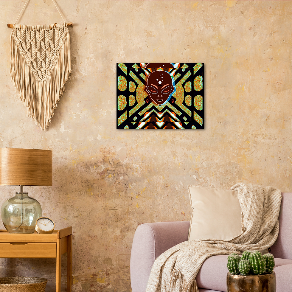 ARTMM ALIEN AFRICA Impression sur aluminium