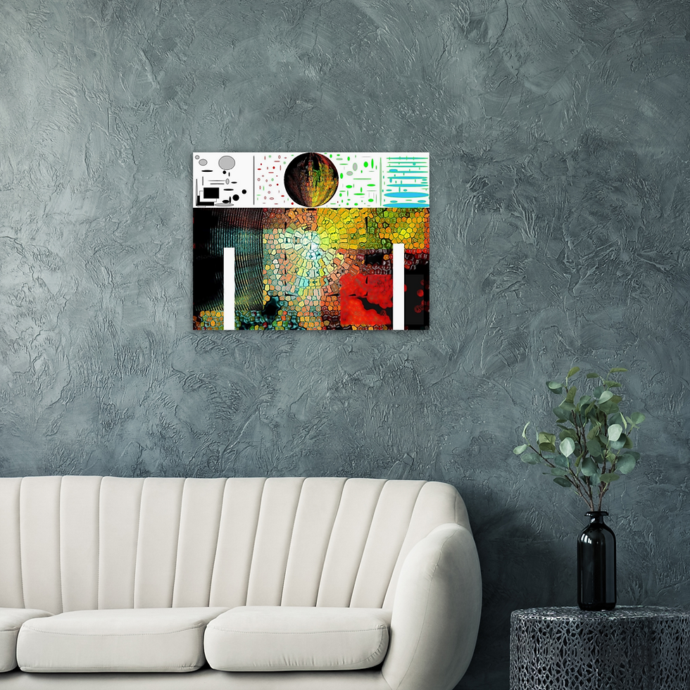 ARTMM L'HOMME VIRTUEL Impression sur aluminium