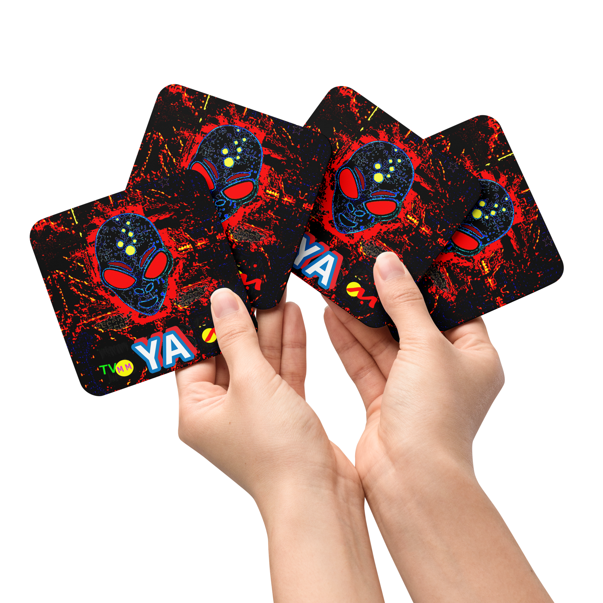 ARTMM ALIEN YA Sous-verre en liège ou cartes a collectionne 