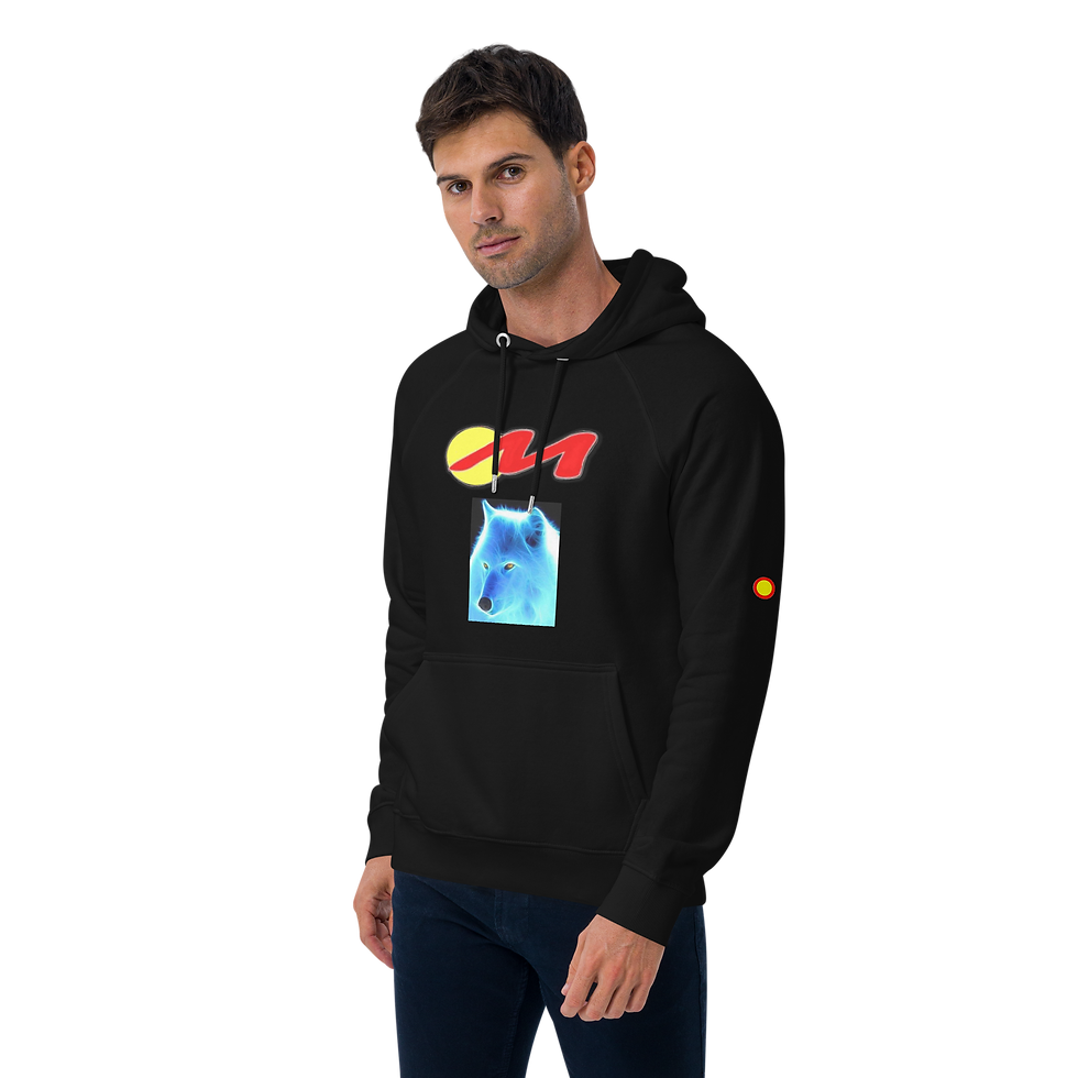 Miniatura: ARTMM R13 Sweat à capuche raglan écologique unisexe