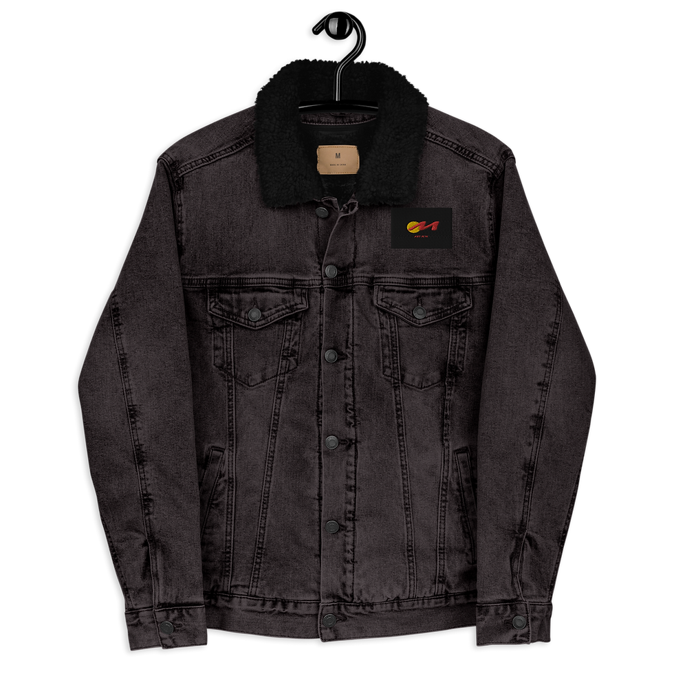 Miniatura: ARTMM Veste sherpa denim unisexe