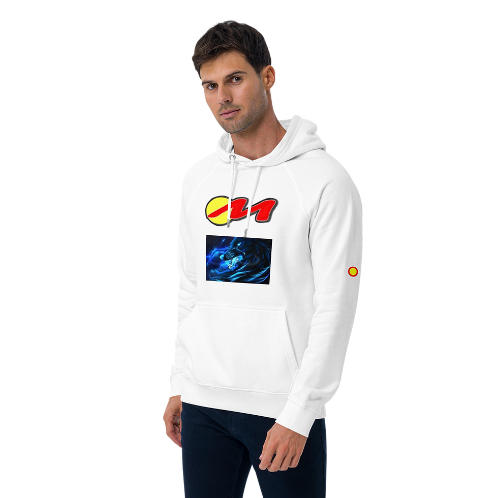 Thumbnail: ARTMM R12 Sweat à capuche raglan écologique unisexe