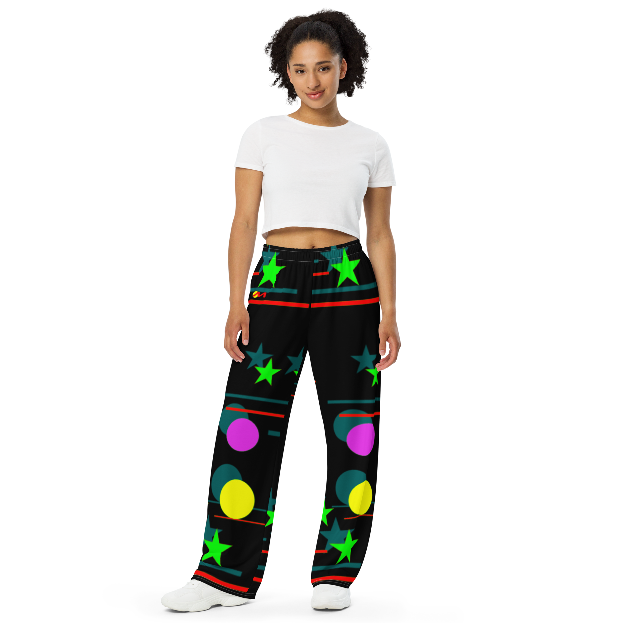 ARTMM DARK STAR 18 Pantalon large unisexe à imprimé intégral