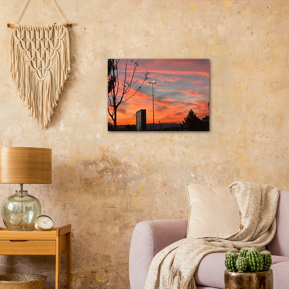Miniature : ARTMM CIEL DE FEU Impression sur aluminium