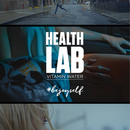 Elina as the face of "Health Lab" Vitamin Water, National Campaign in Finland