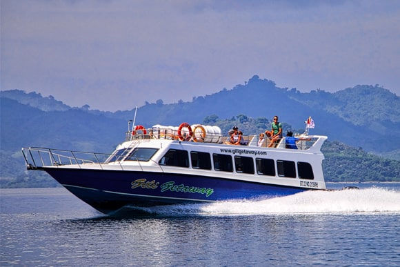 Sailing into the sunset on Lombok's enchanting seas
