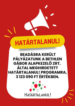 Pályáztunk a Határtalanul! programra