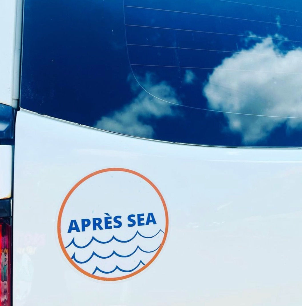 Azure Surfboard Sticker