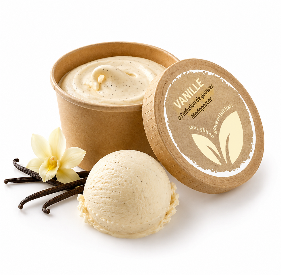 Glace Vanille de Madagascar