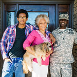 Family With Pet
