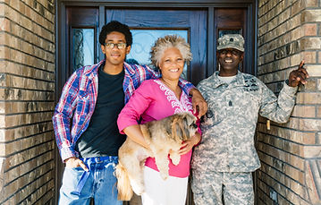 Family with Veteran Son