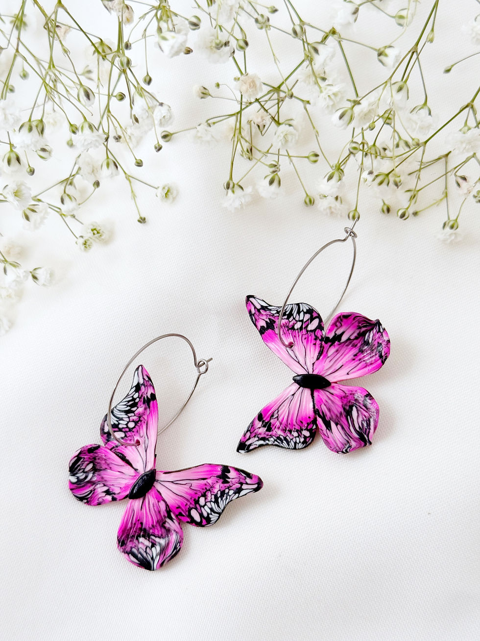 Miniatura: Mariposa Rosa Argolla