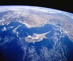 Η Κύπρος από δορυφόρο