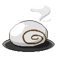 a steaming mantou on a plate