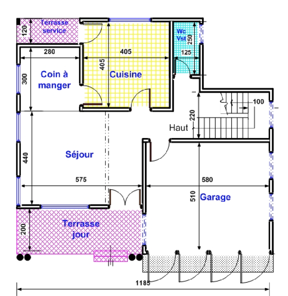 PLan nouvelle maison en construction Kinshasa Congo