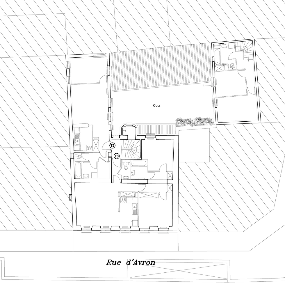 Plan d'étage courant