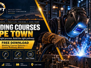 Cape Town welding courses at Swift Skills Academy offering hands-on MIG, TIG, Stick, pipe, and coded welder training for South Africa’s skilled trades.