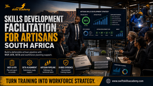 "Swift Skills Academy provides strategic skills development facilitation for South African artisans, with Cape Town executives overseeing workforce planning, Workplace Skills Plans (WSP) and Annual Training Reports (ATR). The process ensures full SETA alignment, verified B‑BBEE training evidence, and robust technical skills pipelines, supported by expert SDF consulting and accredited guidance for welders and artisans nationwide."