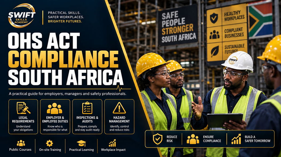 OHS Act Compliance South Africa: 2026 Employer Guide to Duties, Risk Control and Workplace Training