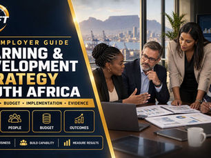South African HR, SDF, operations, and finance teams developing a 12‑month learning and development strategy, aligning workforce priorities, training budgets, and WSP/ATR inputs for SETA compliance and B‑BBEE Skills Development reporting.