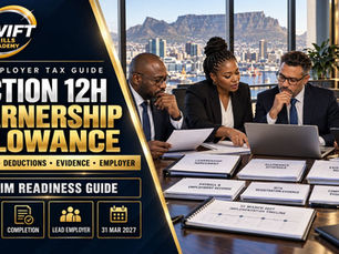 South African employers reviewing Section 12H learnership allowances for 2027, validating registered learner agreements, annual and completion tax deductions, SETA compliance evidence, and preparing for the 31 March deadline to secure rebates and B‑BBEE Skills Development points.