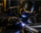 Welder performing precision TIG welding on stainless steel pipework during practical GTAW training at Swift Skills Academy in Cape Town.