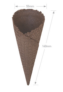 Altimate waffle cone b - chocolate
