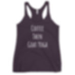 Thumbnail: Coffee then Goat Yoga -  Women's Racerback Tank