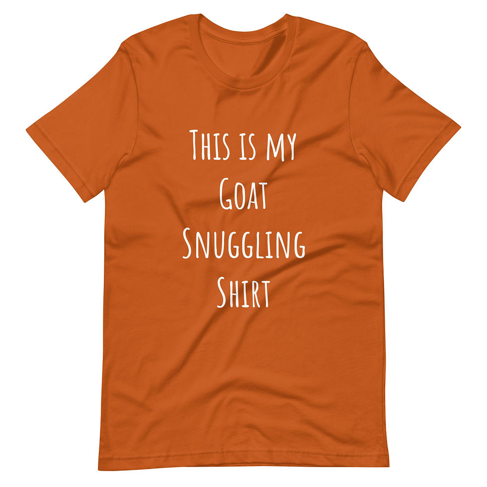 Thumbnail: This is my Goat Snuggling Shirt - Short-Sleeve Unisex T-Shirt 