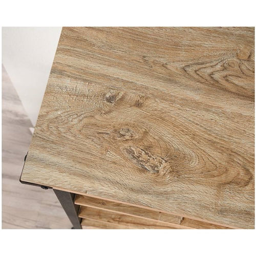 Thumbnail: Mesquite FarmHome 3 Tier Entryway Bookcase Storage Cabinet Fixed Casters