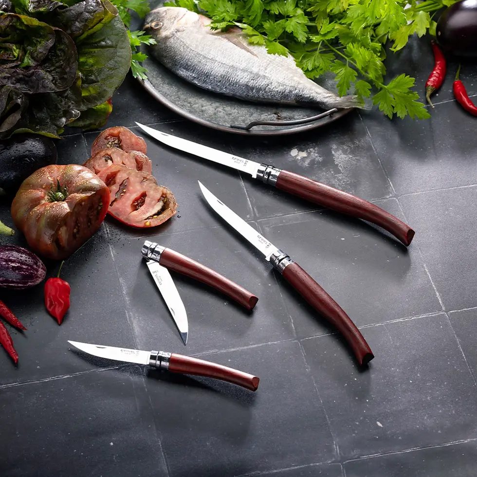 Thumbnail: Opinel N°10 - Padouk Slim Inox