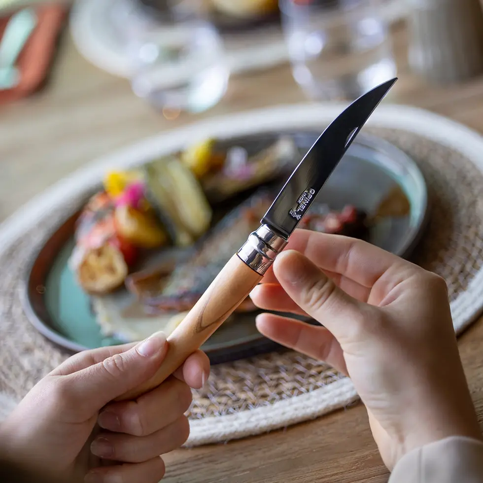 Thumbnail: Opinel N°10 - ზეთისხილი Slim Inox