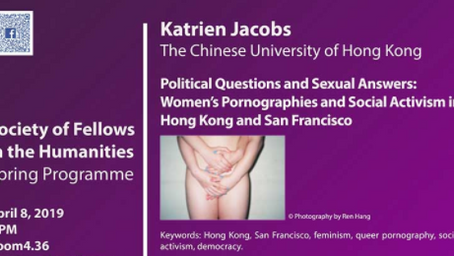 April 8: Katrien Jacobs – Political Questions and Sexual Answers