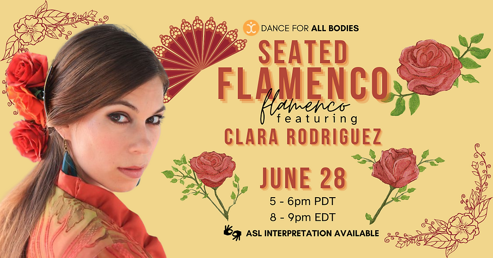 All Abilities Seated Flamenco Class