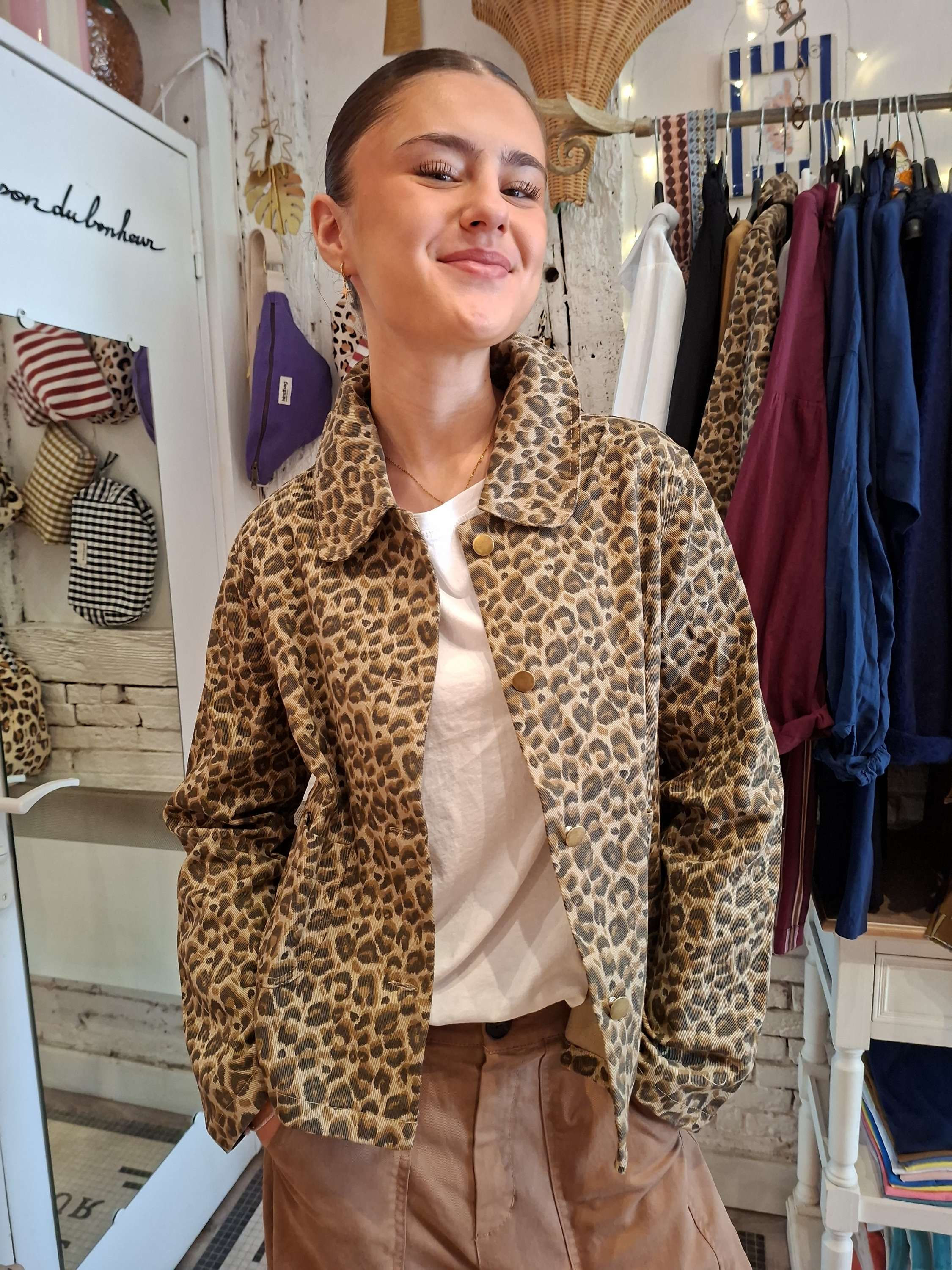 Veste léopard 