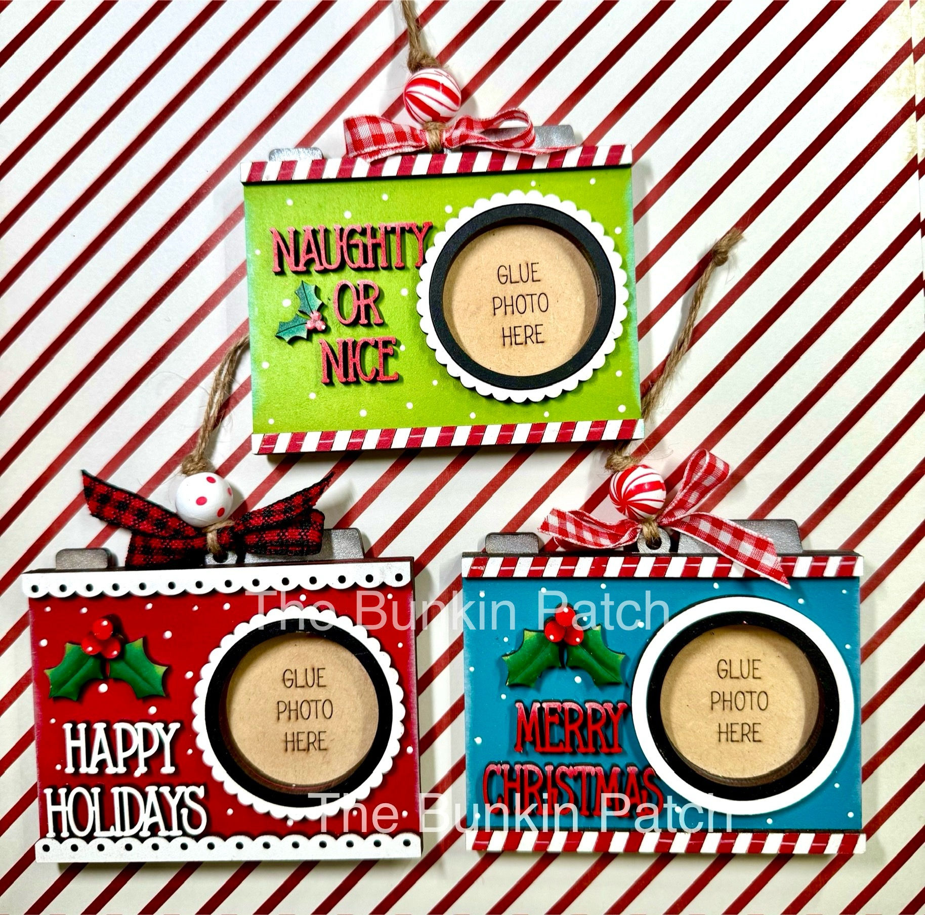 72526 Camera Photo Ornament