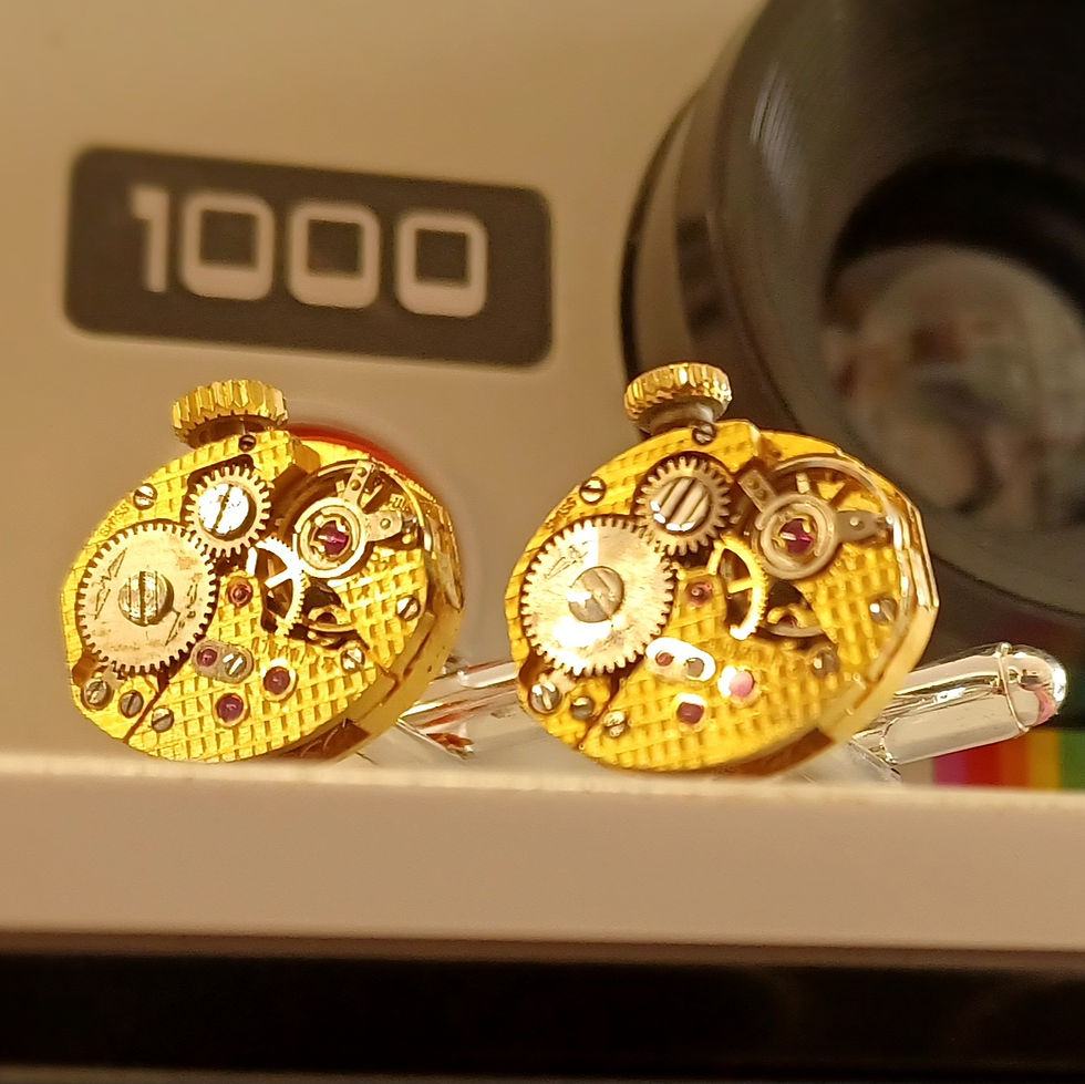 Thumbnail: Vintage Rotary Watch Movement Cufflinks
