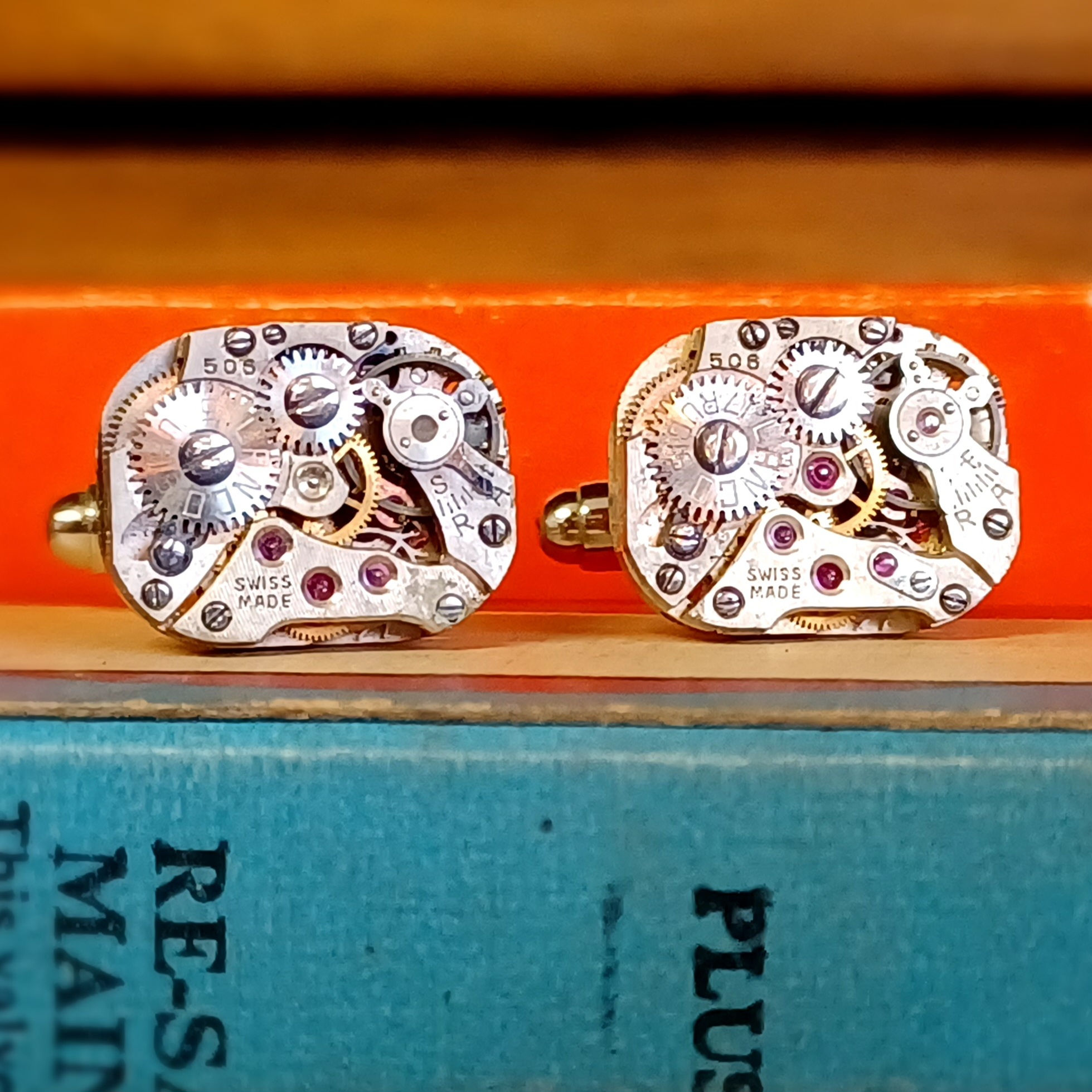 Vintage Lanco Watch Cufflinks