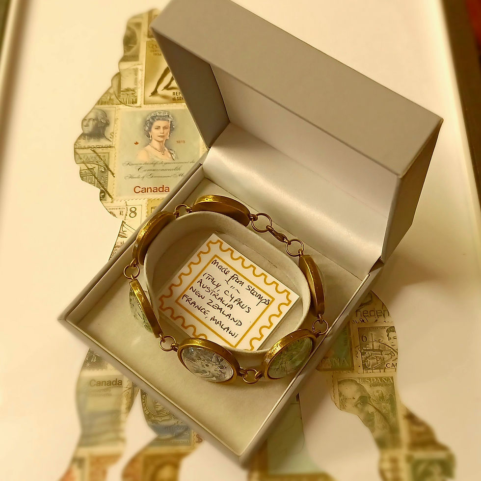 Thumbnail: Vintage Stamp Bracelet