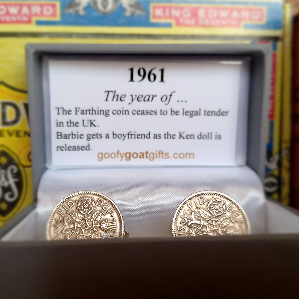 Thumbnail: Six Pence Coin Cufflinks 