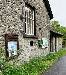 Cartmel Fell Parish Hall - front wall